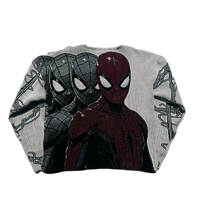 Unisex Spiderweb Style Crewneck