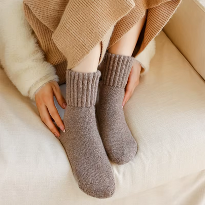 SnuggleSocks™ - Knitted Fleece Socks