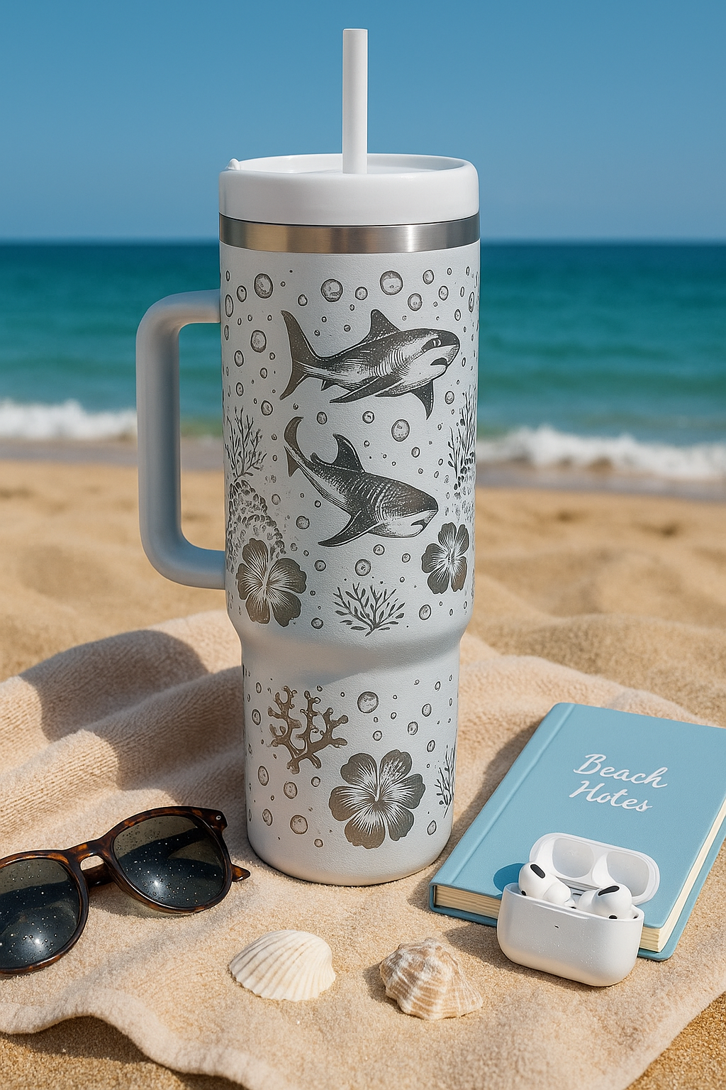 Oceanic Bliss Adventure 40 oz Tumbler