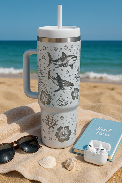 Oceanic Bliss Adventure 40 oz Tumbler