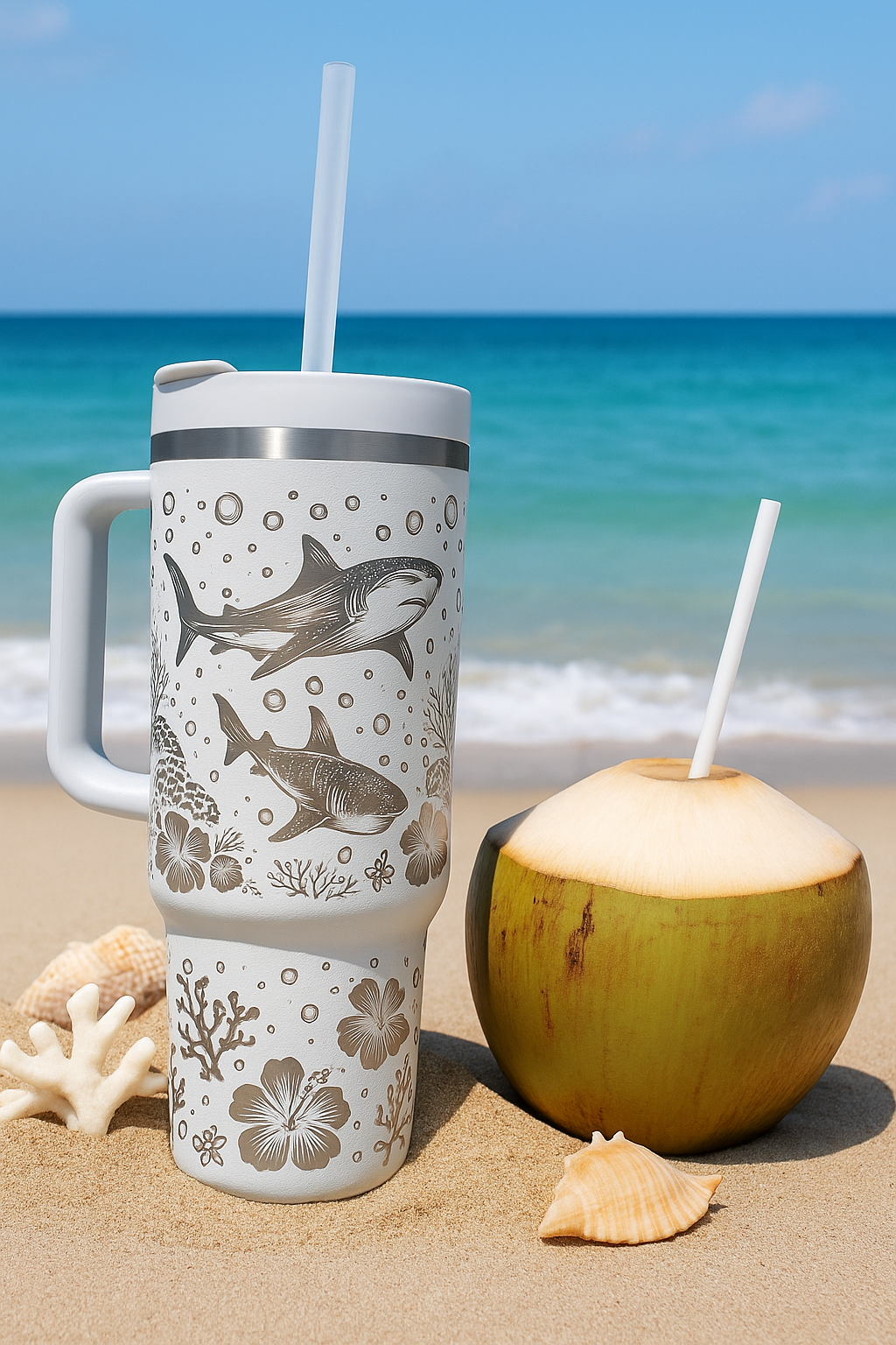Oceanic Bliss Adventure 40 oz Tumbler