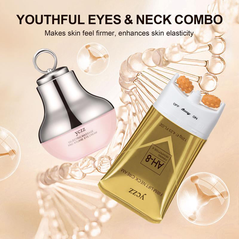YCZZ Dual Anti-Aging Kit: Neck & Eye Care Set